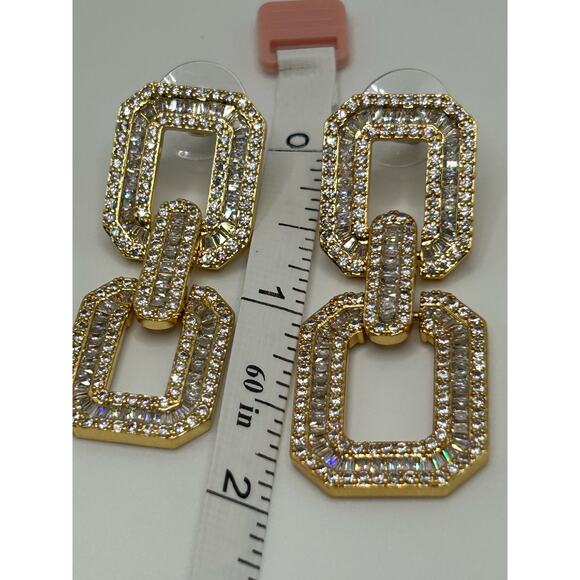 Eye Candy LA Luxe Collection 18k Gold Plated Earrings - Picture 9 of 11